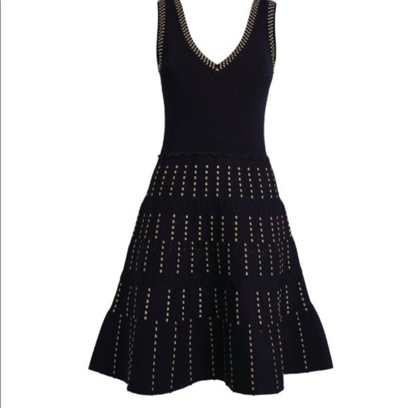 SANDRO PARIS Jasmine Stretch-ponté Mini Dress - Picture 5 of 16